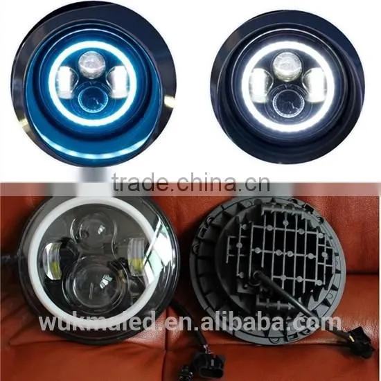 7inch Motorcycle LED Headlight Install For Harley Davidson Hi/Lo Beam Lamp Light photo-4
