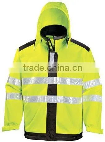 HIGH VISIBILITY REFLECTIVE SAFETY JACKET
