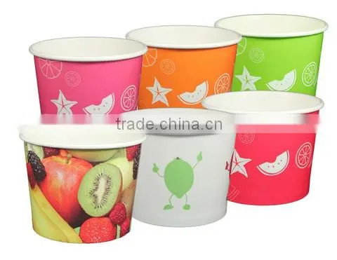 high quality custom printed biodegradable icecream bowl