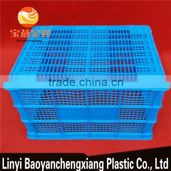 833x621x480mm Rectangular Plastic Basket for Turnover Transportation photo-4
