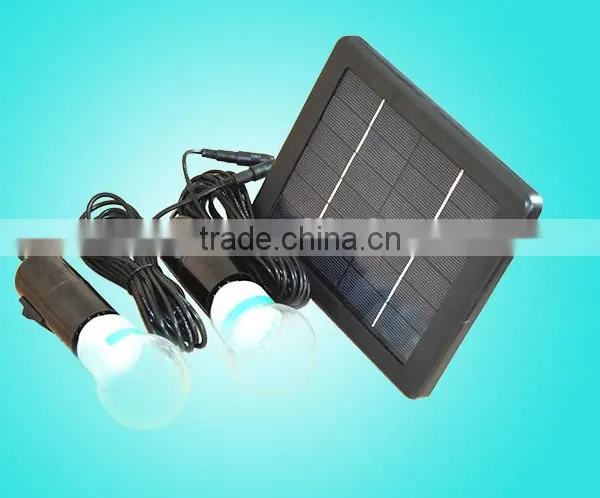 Solar Led Dual Lamp Automatic Variable Control 5w Emergency Lights Household Led Lamp Bulb Night Light