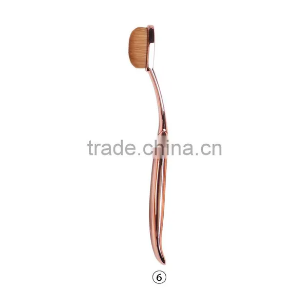 Unique Mermaid Design Best Oval Multi-purpose Makeup Brush photo-2
