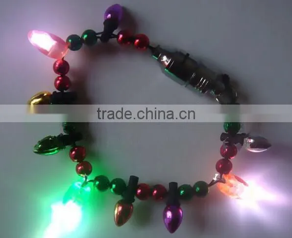 Hot European Popular LED Flashing Christmas Father Bracelet photo-3