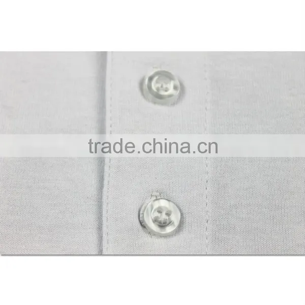 Embroidered White Golf Polo Shirt photo-5