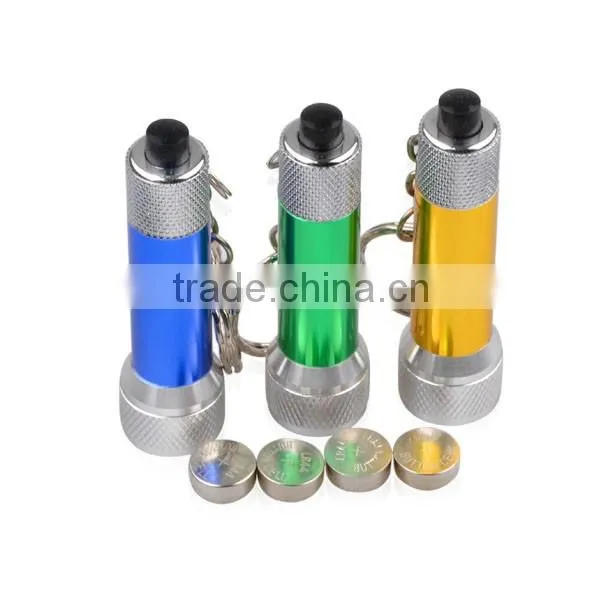 Promotional Gift Blacklight 365nm Custom 5 LED Best Keychain Flashlight photo-3