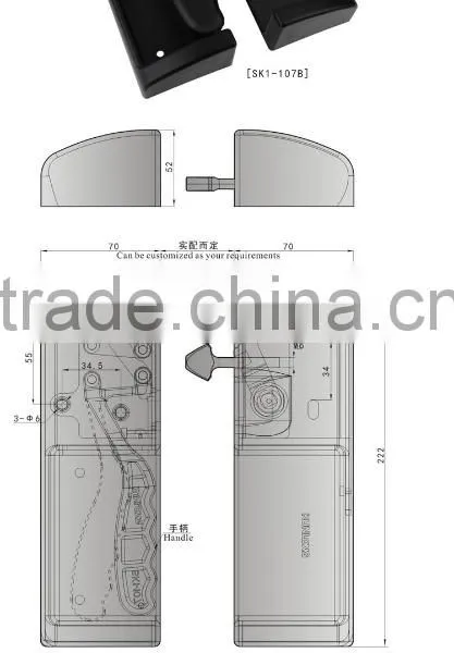 By Direct China SS SK1-107 Compression Handle For Chamber And Oven photo-5