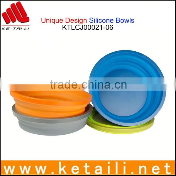 Shenzhen Wholesale Kitchen Utensil Set Silicone Collapsible Bowl photo-3