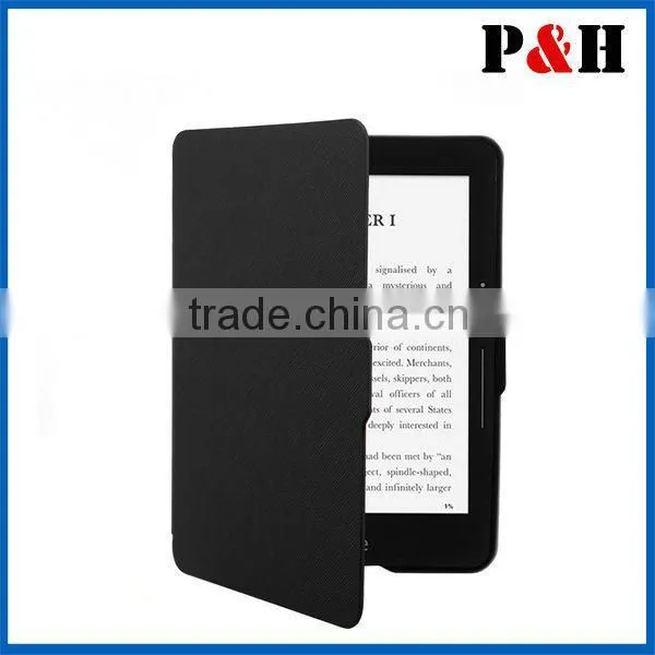 Auto Wake/Sleep Ultra Slim Leather Magenetic Case Cover For Amazon Kindle Voyage photo-2