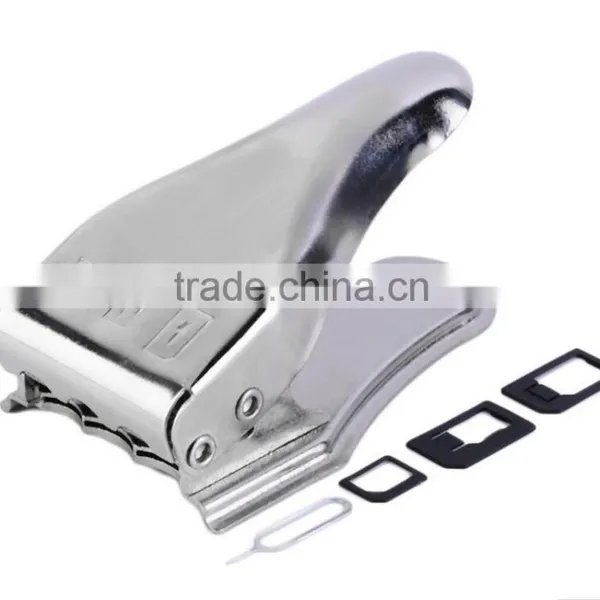 Hot High Quality Universal 3 in 1 Micro/Nano/SIM Card Cutter For IPhone 4 5 5S 6 Cell Phone