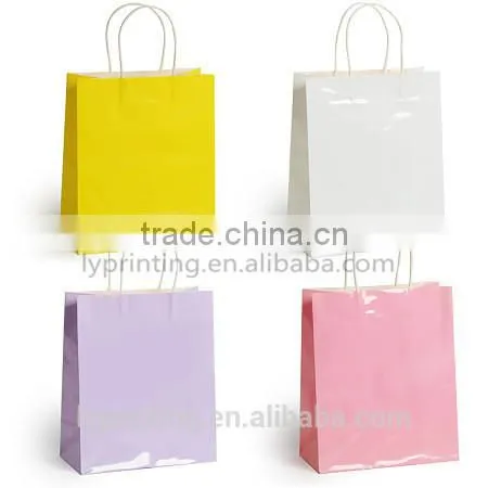 Cheap Shopping Paper Bag Kraft Paper Bag Custom Gift Paper Bag Printing photo-6