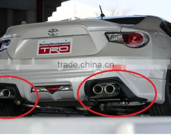FOR FT86 GT86 Sicon FR-S TRD Style Carbon Fiber Rear Bumper Lip Splitter