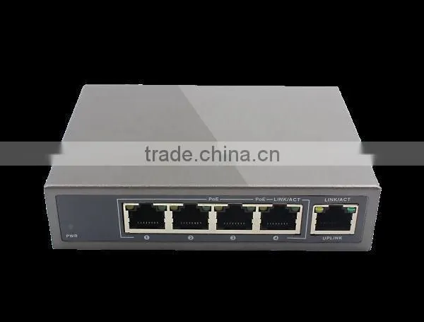 China Supply 60W 4 Poe 5 Port Switch for ip Camera photo-5