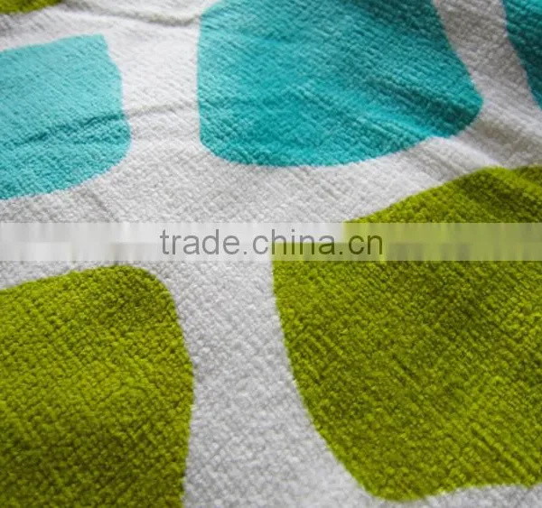 Pure Cotton Beautiful Color Seaside Plaid Beach Swimming Towel photo-6