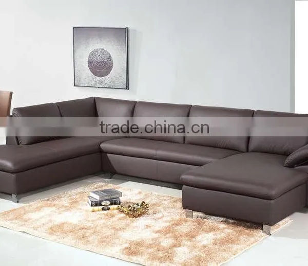 Hotel Lobby Furniture Oversized Leather Sofas Foshan photo-2