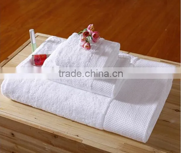 Factory Directly Sale Cotton 16s Custom Embroidery White Hotel Towels Supplier photo-5