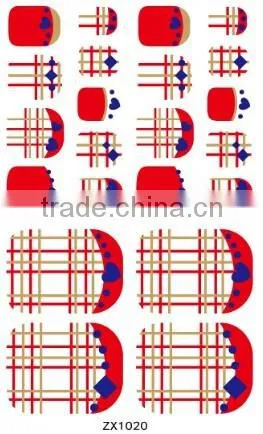 Beauty Sticker GMP Minx Love Sexy Toe Nail Wraps Decals Adhesive Nail Art Stickers photo-2