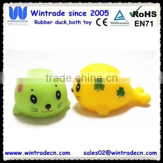 Blue and Yellow Sealion BB Whistle Squeaky Seal Animal photo-2
