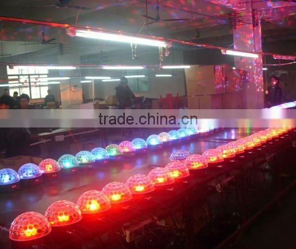 Video! LED Magic Ball With 6pcs 3W RGB LEDs Music Activated Led Effect Light photo-5