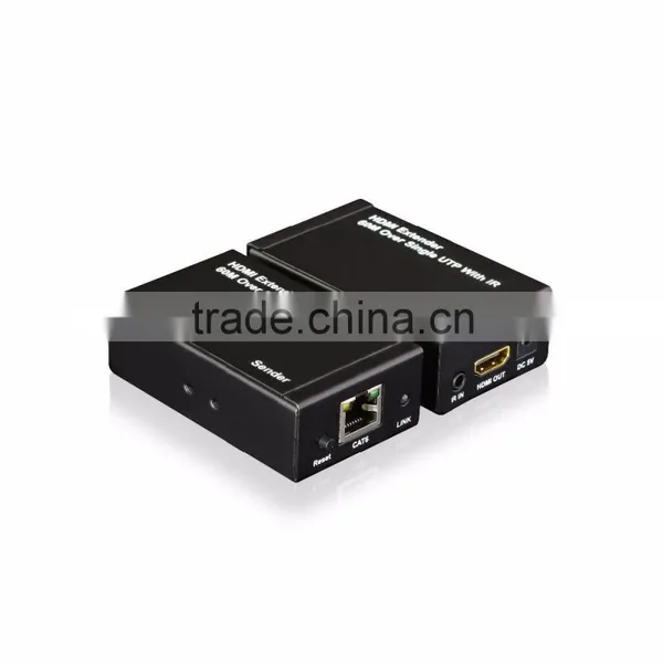 Wholesale 60m HDMI Network Extender Over Single Cable With IR Cat5e/6 Ethernet Cable 3D&1080P Supported Compatible HDCP photo-4