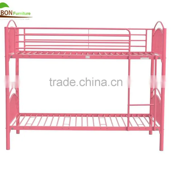 Metal Twin Sleeper Bed With Bending Side Rails