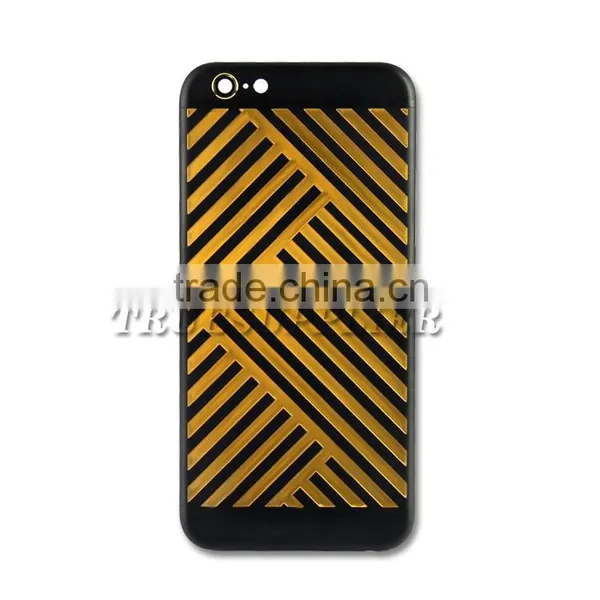 New Products on China Market for Iphone 6 Black Housing With Gold Logo photo-2