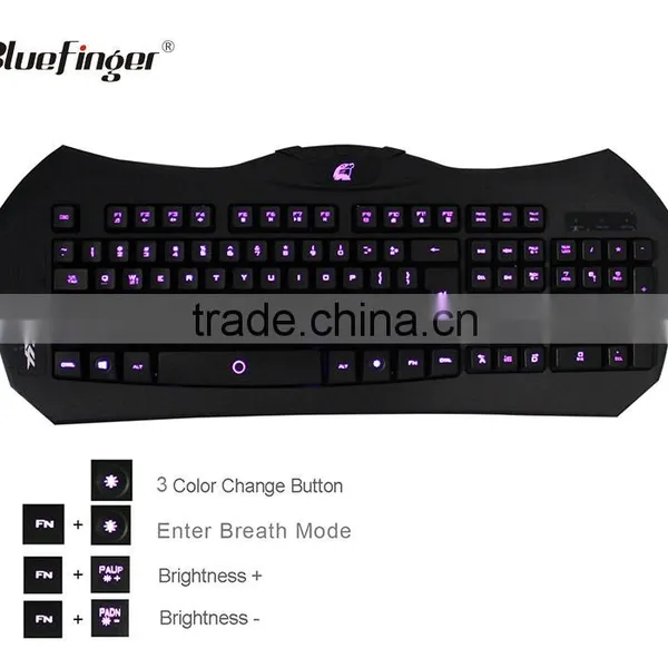 2015 High Quality Colorful Led Backlit Electric Keyboard for Gaming photo-4
