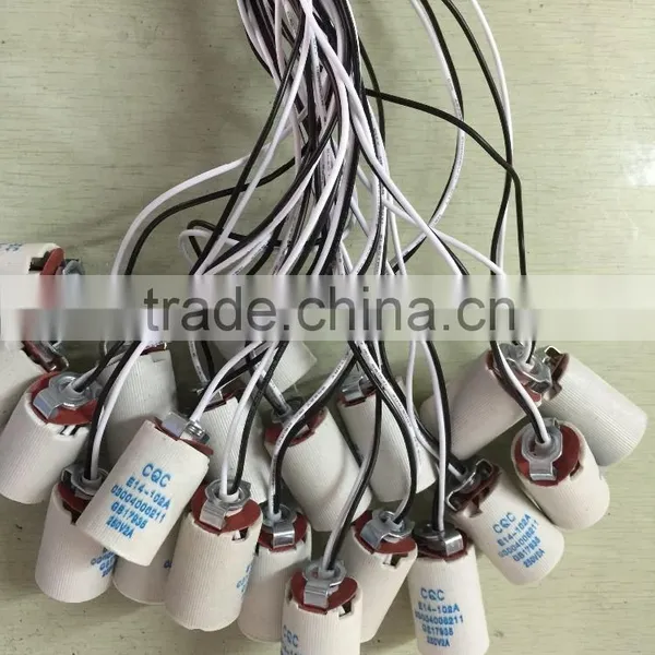 E27 CQC CCC CE Edison Screw Porcelain Lampholder photo-4