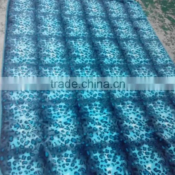 100% Polyester New Designs Wholesale Leopard Blanket