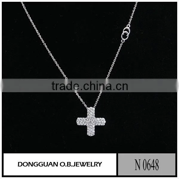 Crystal Necklace Pendant /White Gold Necklace Jewelry Wholesale /Necklace Chain photo-4