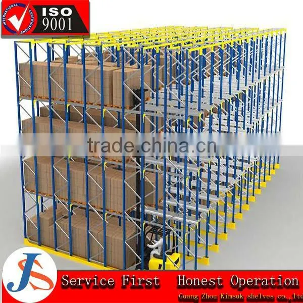 Cold Roll Steel Narrow Aisle Racking System Heavy Duty Structure Narrow Aisle Racking Narrow Aisle Racking For Sale