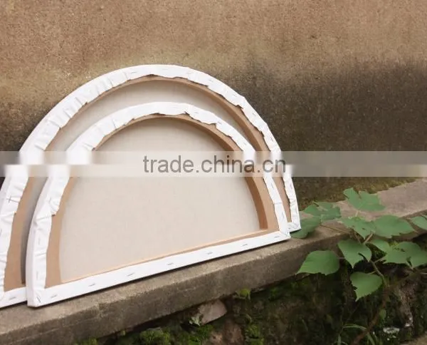 Cotton Semi-round Stretched Canvas