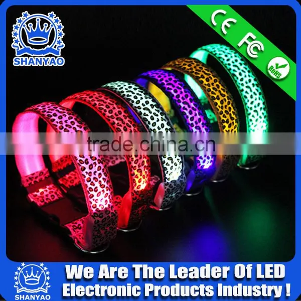 2016 Hot Selling Christmas Led Pet Collar With Leopard photo-6