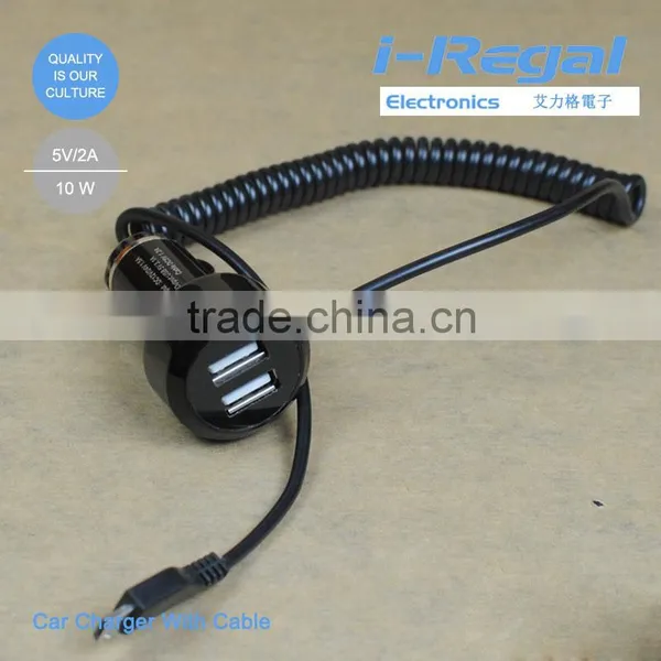 2.1a Micro USB Car Charger With Cable photo-6