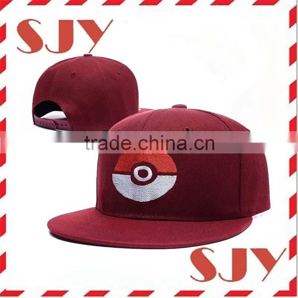 100% Cotton Material 3D Puff Embroidery Korean Snapback Hats photo-2
