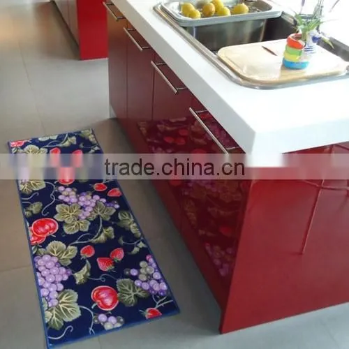 Flower&fruits Pattern Anti-slip Kitchen Rugs Floor Prevent Mat photo-3
