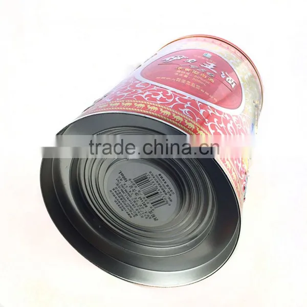 Food Grade Large Vintage Metal Tin Box photo-3