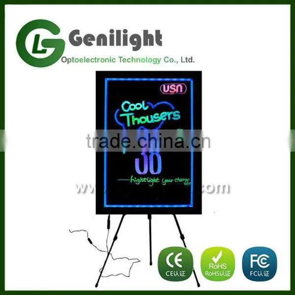 Flashing Illuminated Erasable Fluorescent LED Writing Message Sign Board for Business photo-5
