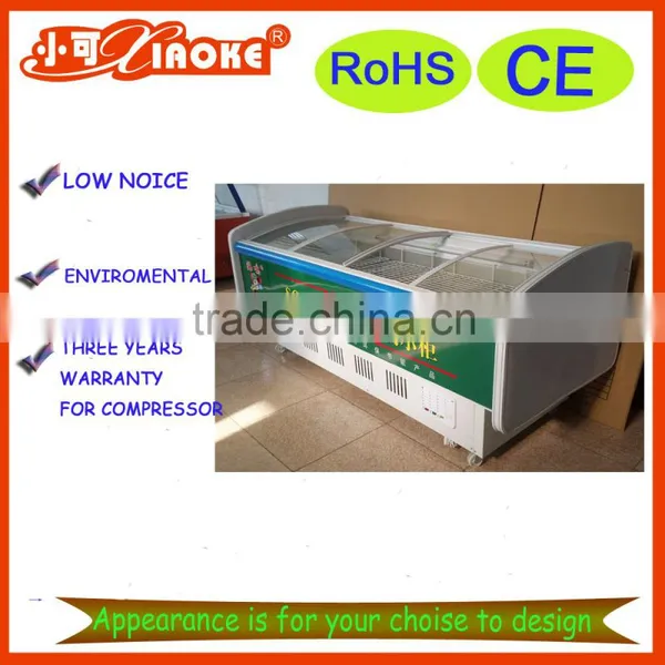 Glass Top Chest Display Freezers With Baskets SC-538 photo-3