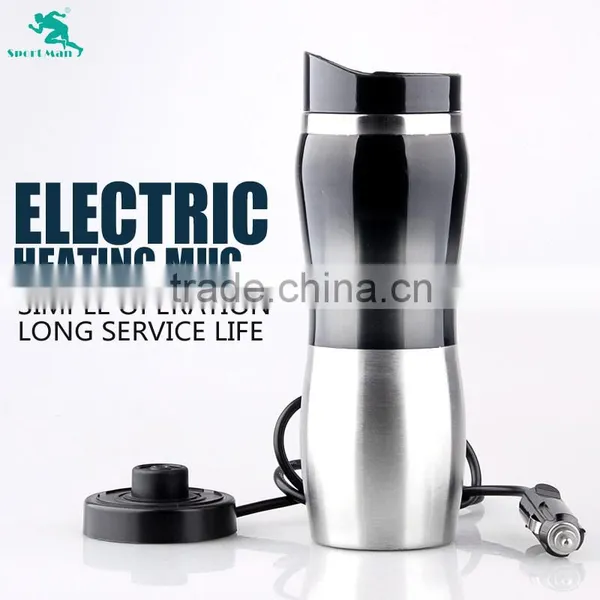 Factory Price Car Heated Electric Mug Promotional Gifts Thermos Vacuum Cup photo-2