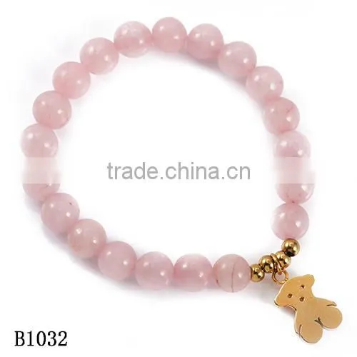 Natural Stone Bead Jewelry Bracelet for Women