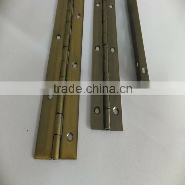 Piano Hinge,Antique Brass Plated Steel Long Hinge