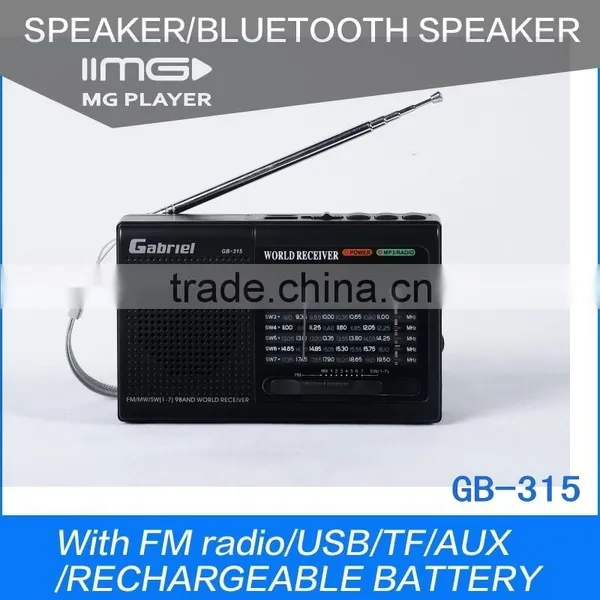 Multi-band Radio Portable Usb Radio,usb Mini Radio,Digital GB-315 AM/FM