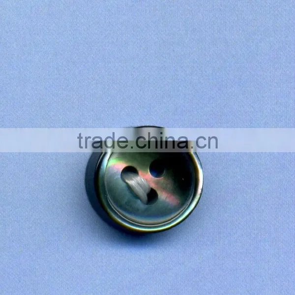 Black MOP Shell Button