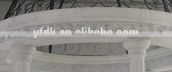 Garden Decorative White Marble Roman Column Gazebo photo-3
