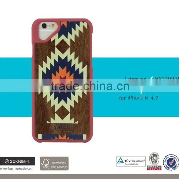 Mobile Accessories Laser Engraving Custom Design Plastic Frame Wooden Cell Phone Case for Iphone 6s Case Wood Factory Price photo-4