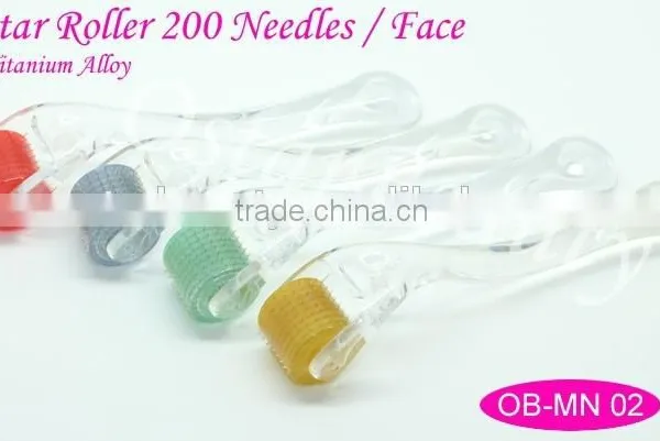 Popular 200needles Microneedle Mesotherapy Derma Roller ce Certificate OB-MN 02 photo-2