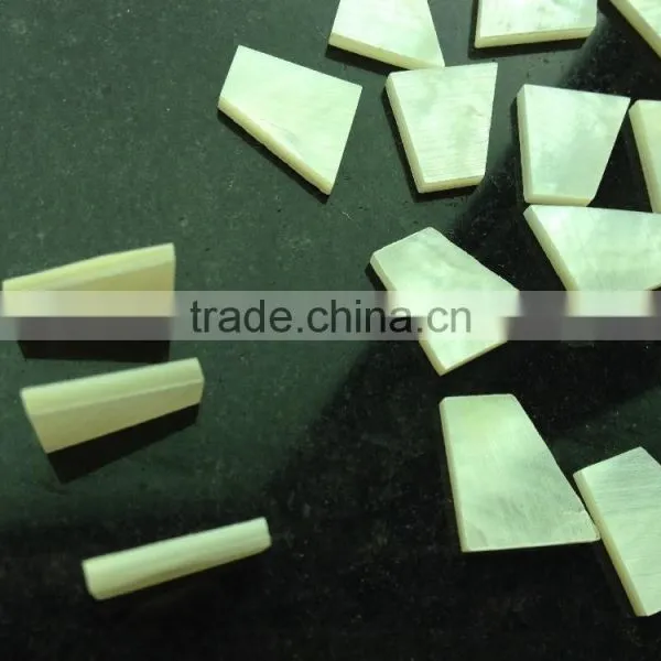 Random Cut White Lip Mother of Pearl Blanks for Inlay photo-4