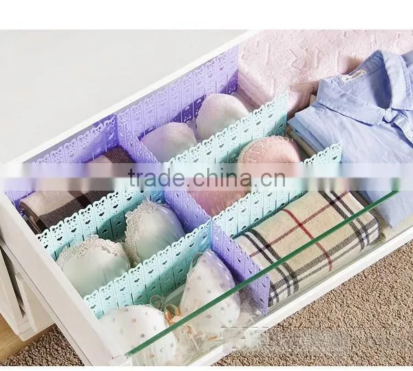 DIY Assemble Free Combination Plastic Drawer Clapboard photo-4