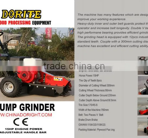 Tree Stump Remover With 23.5cm Grinding Capacity Below Ground Level photo-3