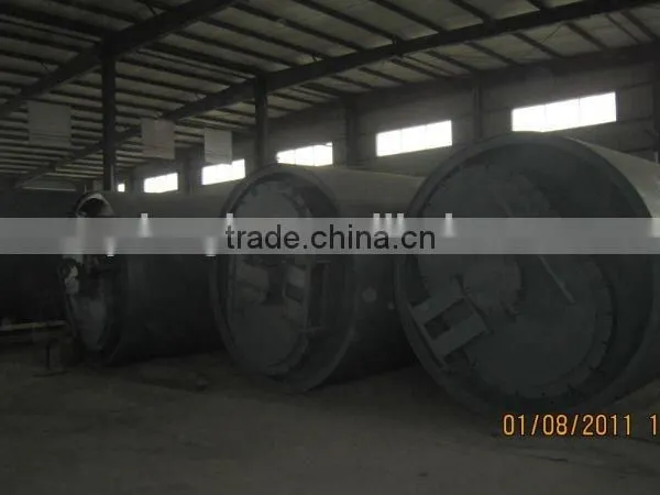 High Efficiency Batch Type Waste Tire to Oil Pyrolisis Machine photo-6